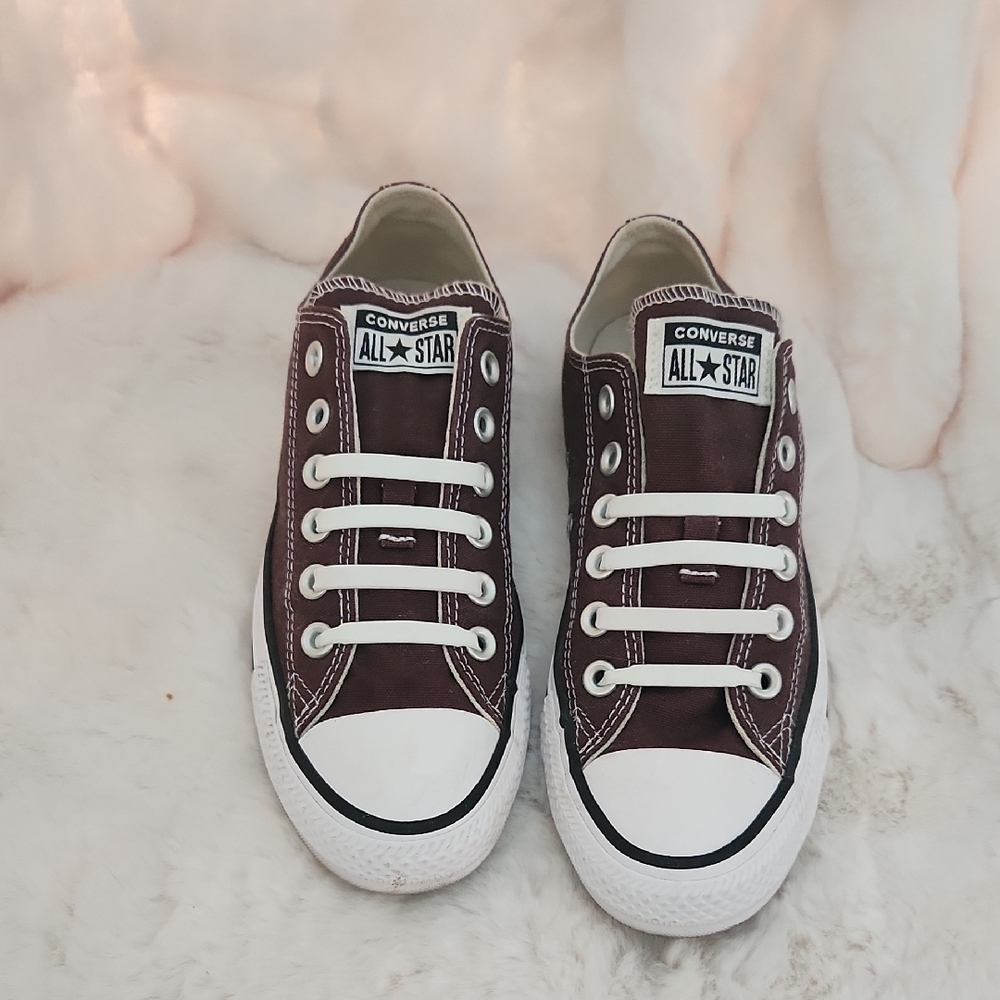 Converse Kids Sneakers - Dark Brown and White